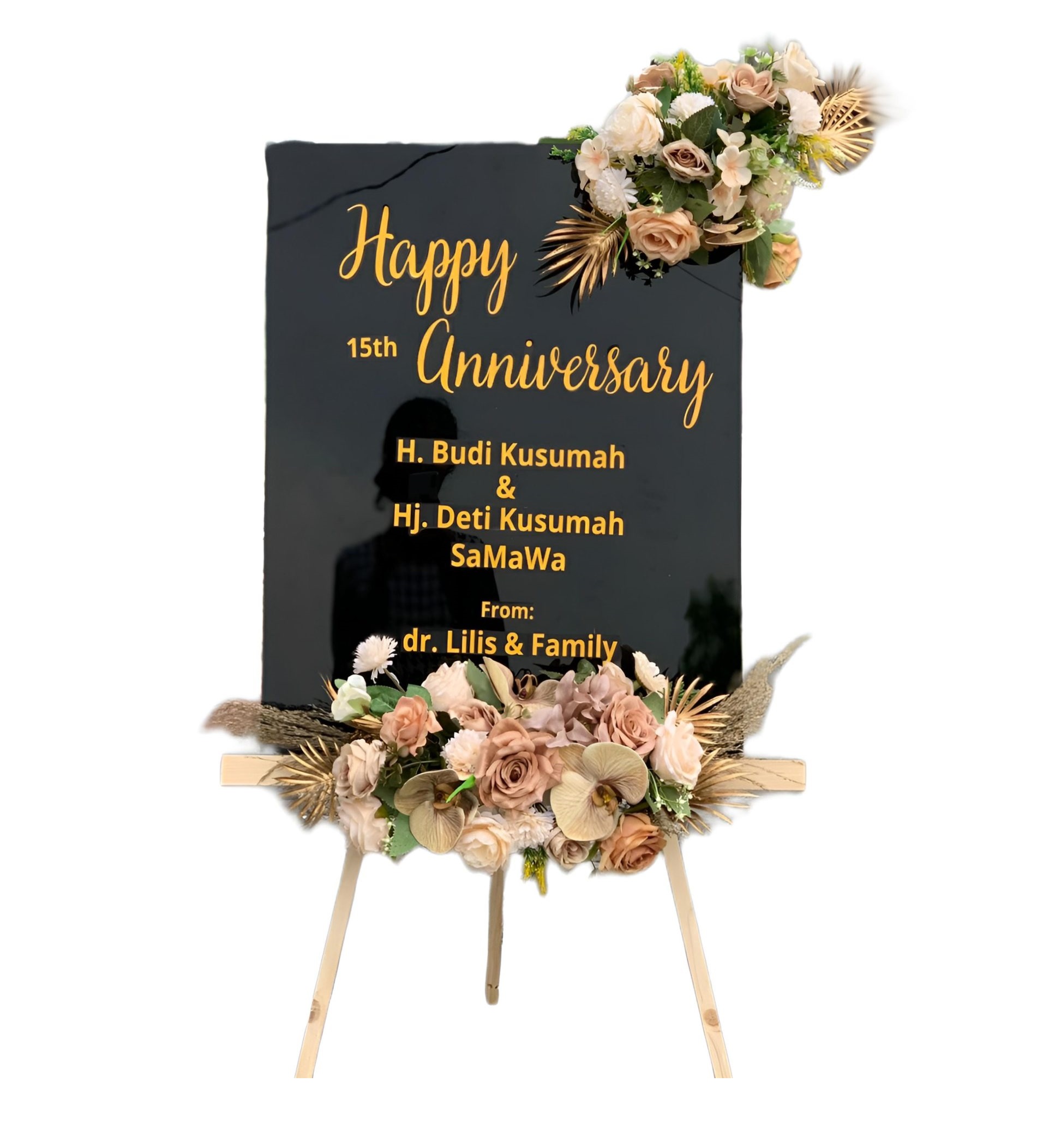 Papan Bunga Akrilik Ganeas