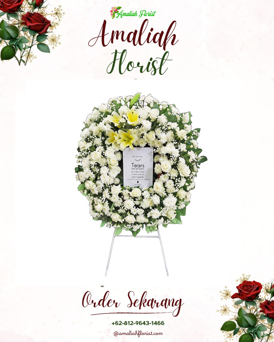 Krans Bunga Duka Ganeas